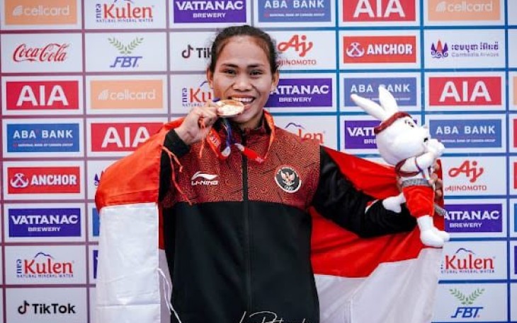 Serda Jas/W Keni Elvis Kause raih medali emas Cabor Pencak Silat kelas C puteri 55-60 Kg di Sea Games 2023, Kamboja