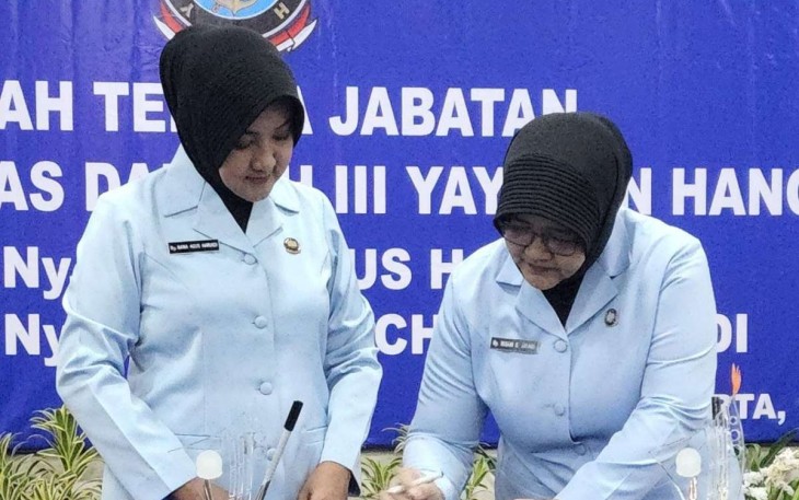 Pelantikan Ny. Insani Racmad Jayadi Jadi Angwasda III 