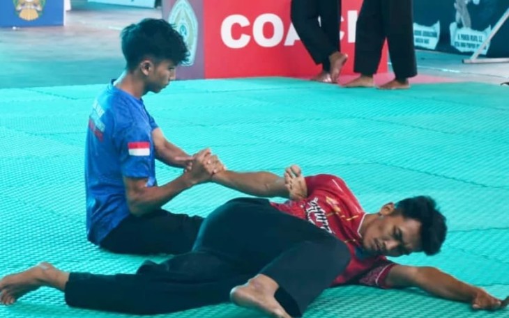 Atlet pencak silat Kodam V Brawijaya 