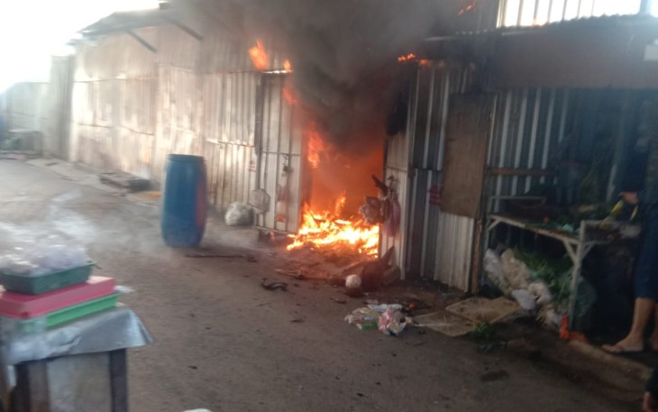 Stan relokasi pasar Batu kembali terbakar 