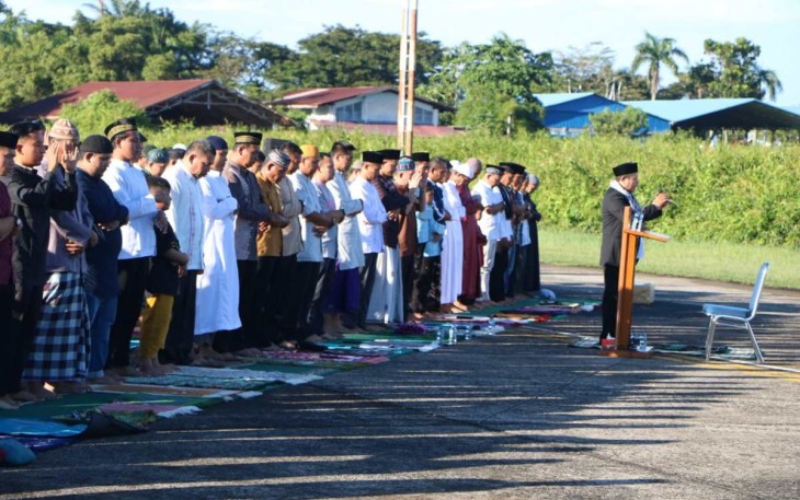 Salat Idul Adha 1444 H di Lanud Sutan Sjahrir Padang
