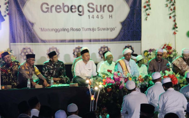 Tabligh Akbar dan Gema Sholawat Malam Tahun Baru Hijrah 1445 H di Kabupaten Trenggalek, Selasa (18/7)