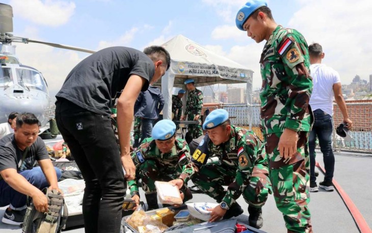 Prajurit Satgas MTF TNI Konga XXVIII-N/UNIFIL