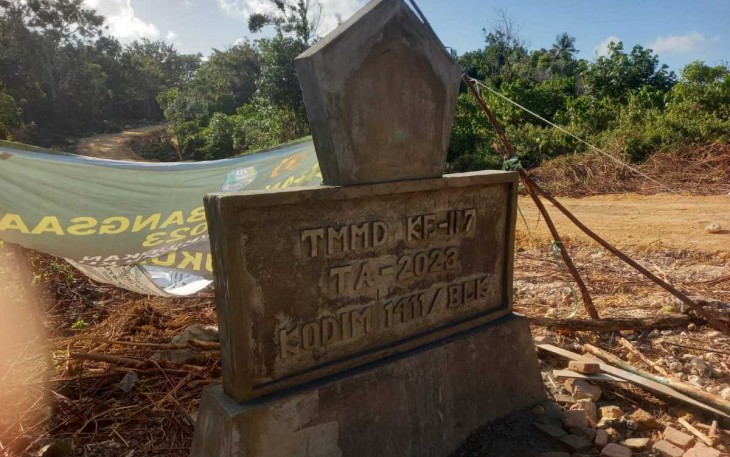 Tugu TMMD Ke 117 Kodim 1411/Bulukumba 