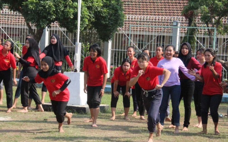 Lomba Porseni Warga Binaan Lapas Kelas II A Tangerang, Senin (14/8)