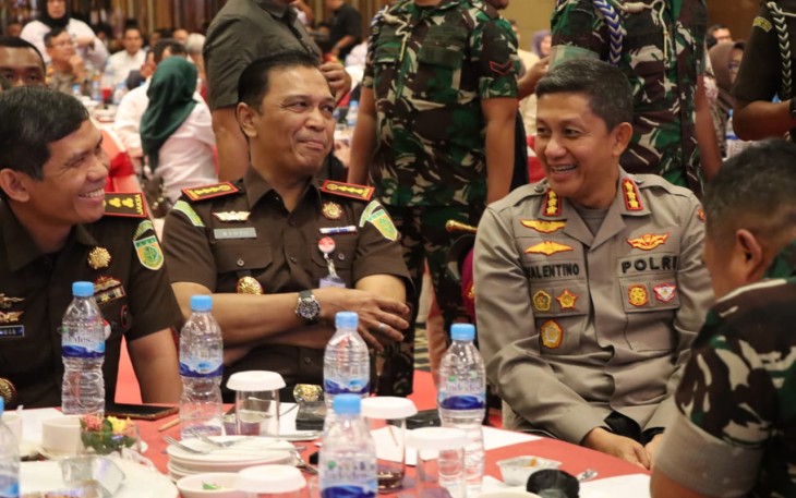 Kapolrestabes Medan Hadiri Deklarasi Pemilu Damai 2024