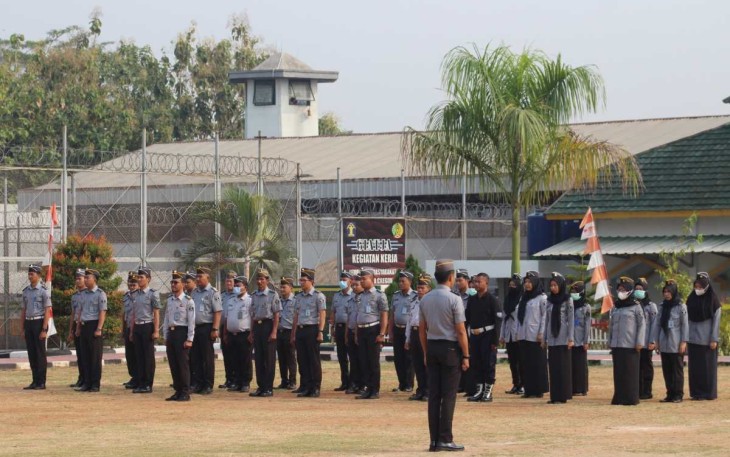 Upacara Hari Kesaktian Pancasila di Lapas Cilegon, Senin (2/10)