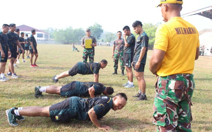 Tes Garjas Prajurit Kodim 1001/HSU-BLG, Rabu (11/10)