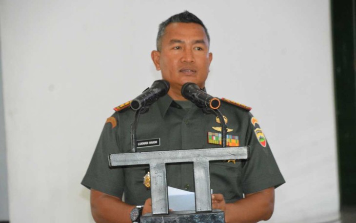 Danrem 023/KS Kolonel Inf Lukman Hakim 
