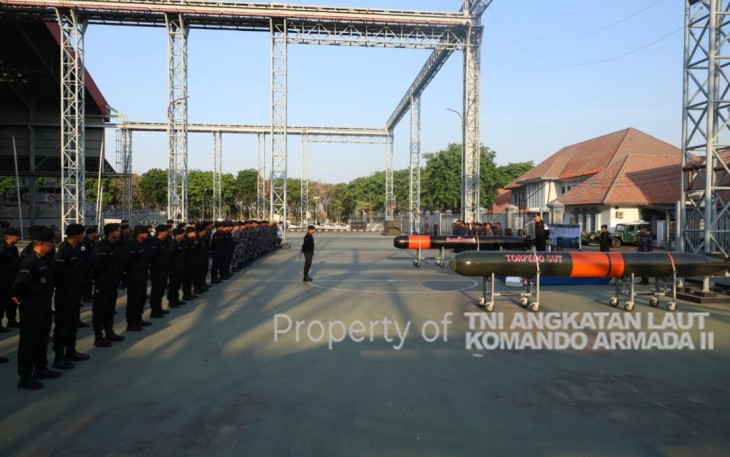 Kesiapan Penembakan Torpedo SUT dan Black Shark Koarmada II 