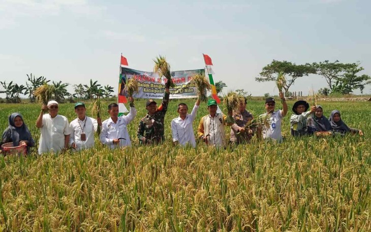 Program Ketahanan Pangan di Wilayah Koramil 1001-11/Danau Panggang 