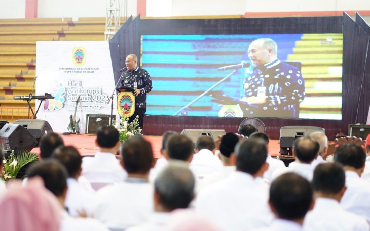 Peringatan hari anti korupsi sedunia di Pati