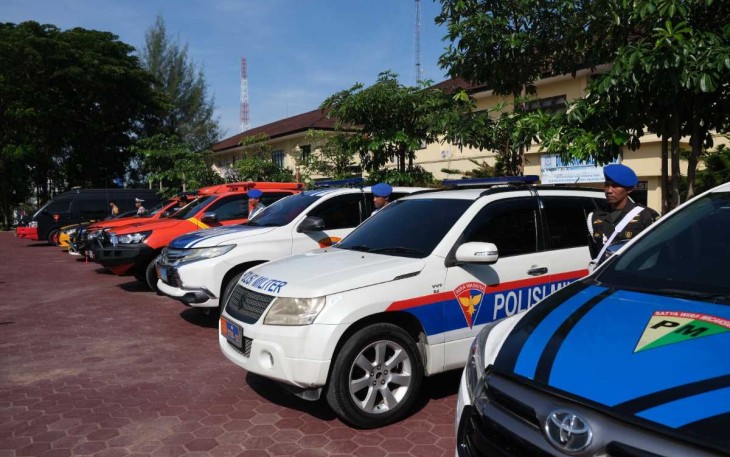 Apel gelar pasukan Operasi Lilin Anoa 2023