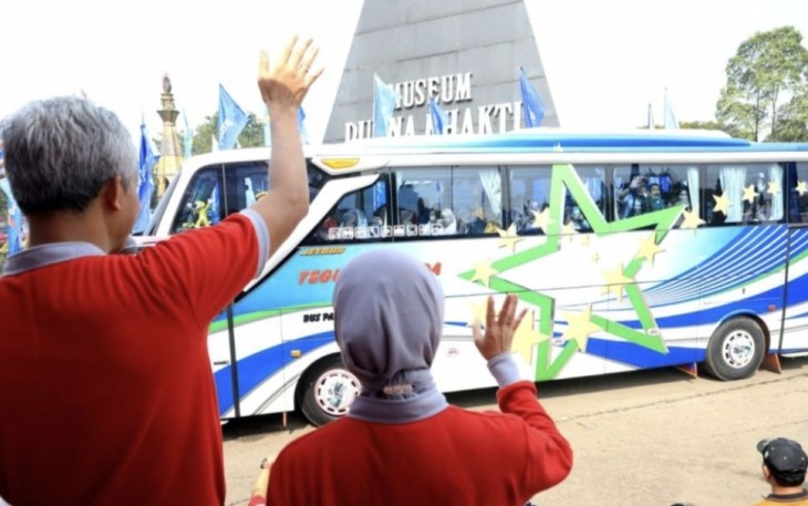 Bus mudik gratis Pemprov Jateng 