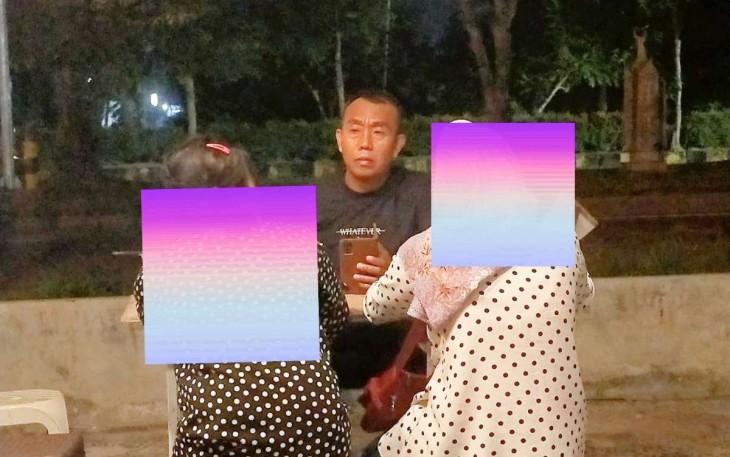 Bidhumas Polda Kalteng saat menerima pengaduan pemerasan