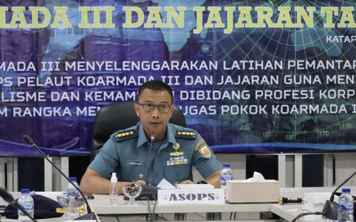 Asops Pangkoarmada III Kolonel Laut (P) Sandharianto