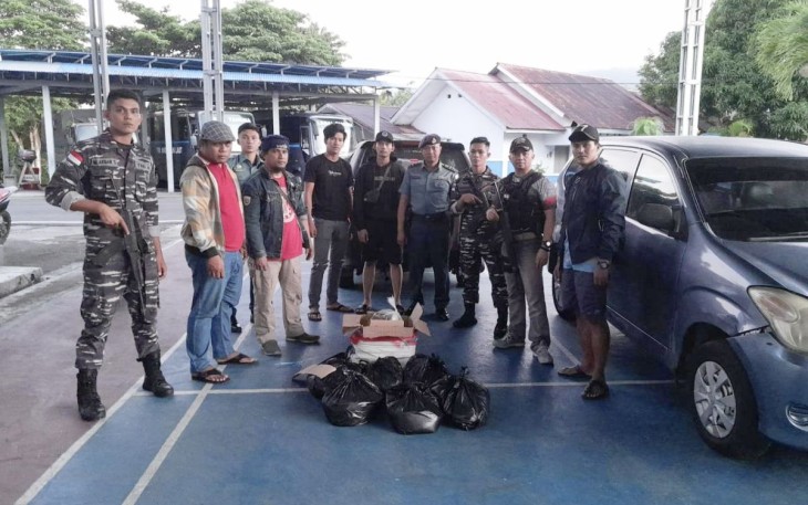 Lanal Tahuna gagalkan penyeludupan beras