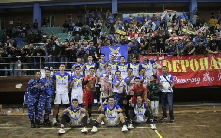 Depohar 80 juara turnamen bola voli Kapolres Madiun Kota