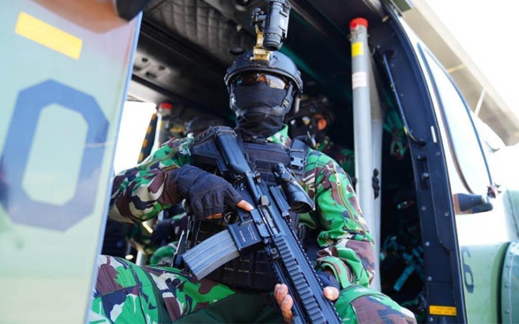 Koopssus TNI saat Laksanakan Deployment Force di Titik-Titik Vital Pelaksanaan KTT AIS