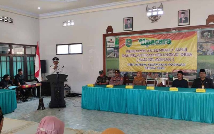 Pengambilan Sumpah dan Pelantikan Perangkat Desa Ngetal