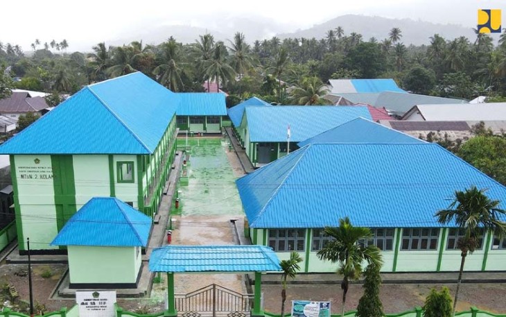 Salah satu madrasah yang direhabilitasi Kementerian PUPR