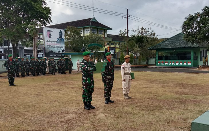 Pasi Ops Kodim 0801/Pacitan Bacakan Amanat Pangdam V/Brw
