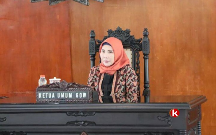 Ketua Umum GOW Kabupaten Blitar Venina Rahmat Santoso (Foto : dok. Klikwarta.com)
