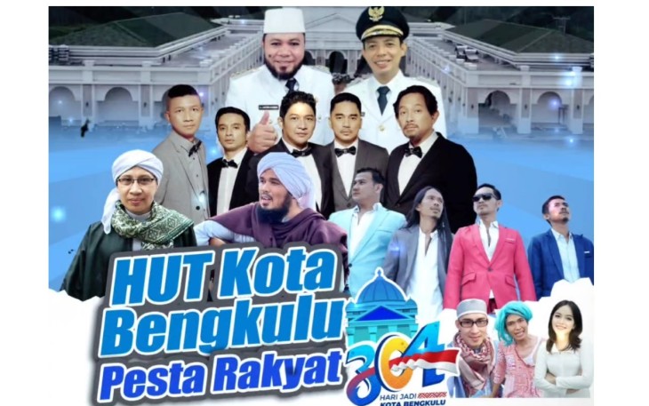 Hut Kota Bengkulu ke-304 