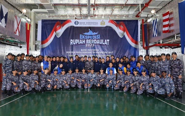 KRI dr. Wahidin Sudiro Husodo-991 Selesai Laksanakan Ekspedisi Rupiah Berdaulat di Wilayah Maluku 