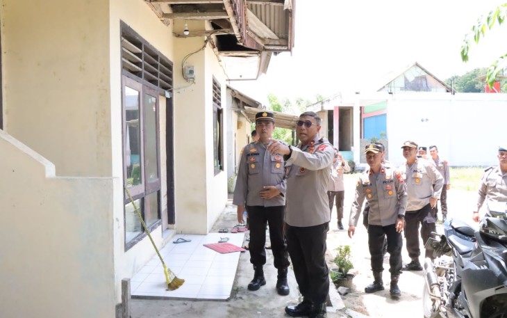 Kunjungi Polsek Nasal, Wakapolda Pesan Anggota Jaga Kesehatan dan Ikhlas Bertugas