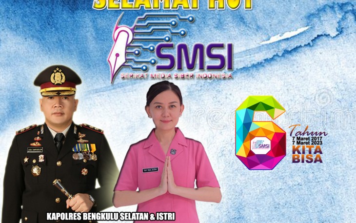 Banner ucapan Kapolres Bengkulu Selatan
