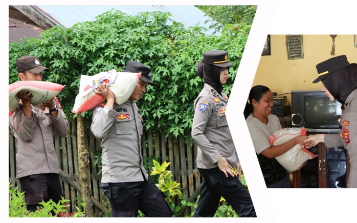 Ramadan Berbagi, Polres Kepahiang Buat Warga Tersenyum dengan Bantuan Sembako