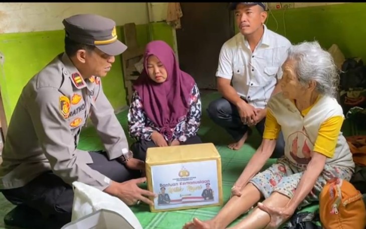 Polsek Kerkap Salurkan Bantuan Kemanusiaan untuk Negeri 