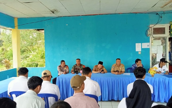 Dukung Ketahanan Pangan, Kanit Binmas Polsek Lebong Atas Hadiri Penetapan Dana 20 Persen untuk Ketahanan Pangan