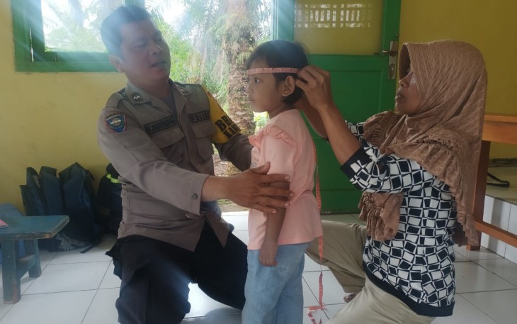Bhabinkamtibmas Polsek Giri Mulya Sambang Postu Tingkatkan Penurunan Angka Stunting