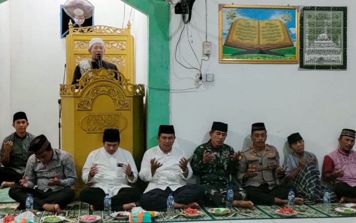 Kapolsek Lais Hadiri Safari Ramadan Pemda Bengkulu Utara