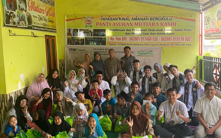 145 paket sembako Disalurkan MES Bengkulu untuk Anak Panti Asuhan