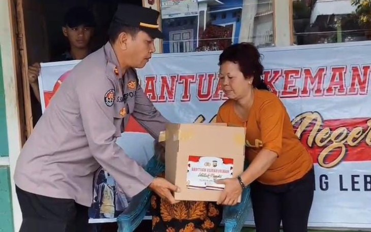 Minggu, 25 Paket Bansos Kembali Dibagikan Polres Rejang Lebong 
