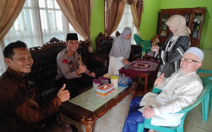 Ucapkan Selamat Idulfitri, Kapolres Kaur Silaturahmi ke Ketua Muhammadiyah