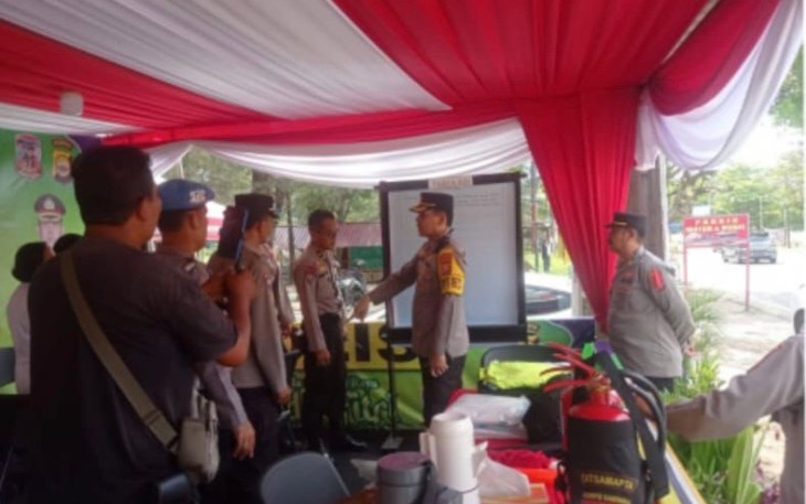 Kapolresta Bengkulu Kunjungi Pospam, Posyan dan Pos Terpadu