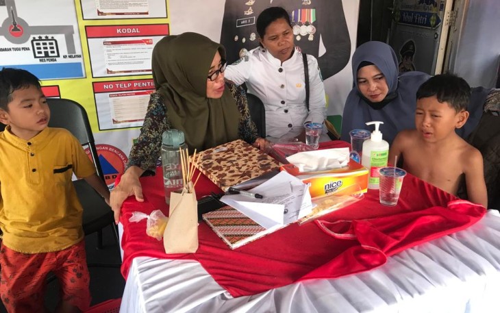  Pengamanan Prima, Pospam Pantai Zakat Pertemukan Orang Tua dan Anak yang Sempat Hilang