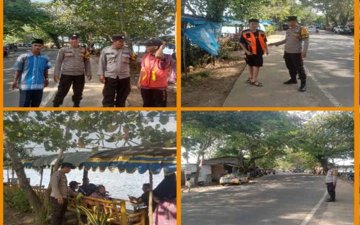 Personel Polsek Gading Cempaka Patroli Pengamanan di Wisata Danau Dendam Tak Sudah