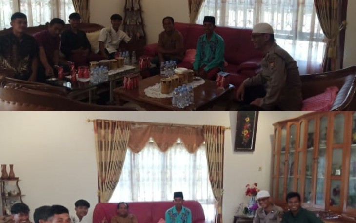 Lebaran, Polsek Penarik Raya Sambang Warga, Sampaikan Imbauan Kamtibmas