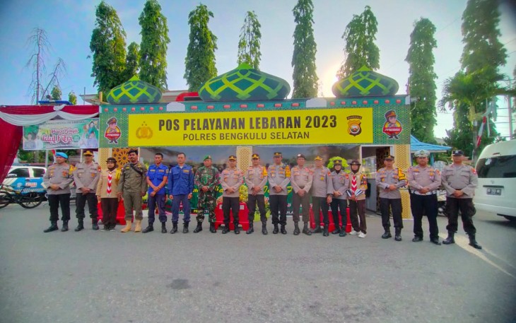 Timwas Ops Polda Bengkulu  Laksanakan Supervisi Cek Pospam Pasar Bawah dan  Pelayanan Depan DPRD 