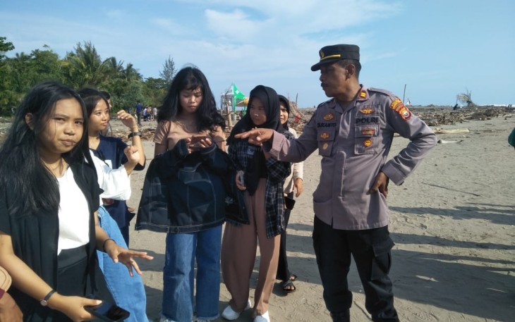 Polsek Lais Intensifkan Pengamanan Objek Wisata Batu Alam