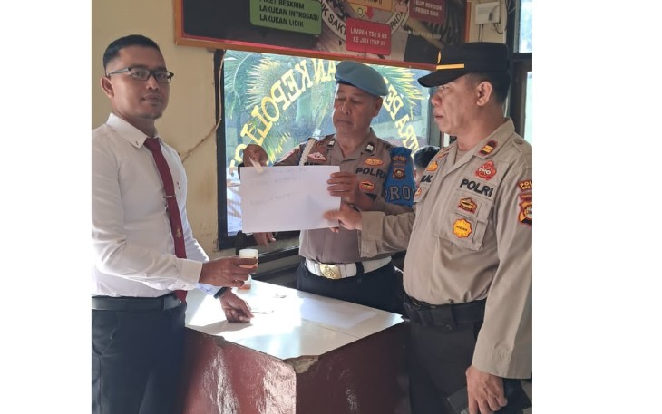 Provos Polsek Belitang Tiga Kembali Cek Urine Personel 