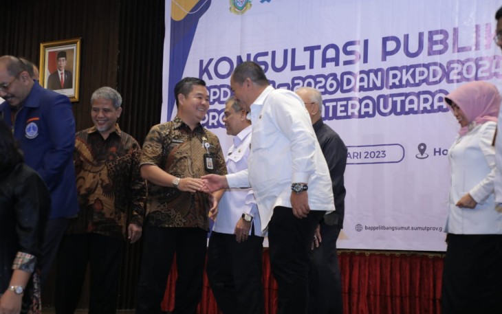 Wakil Bupati Asahan Ikut Konsultasi Publik RPD dan RKPD Provinsi Sumatera Utara
