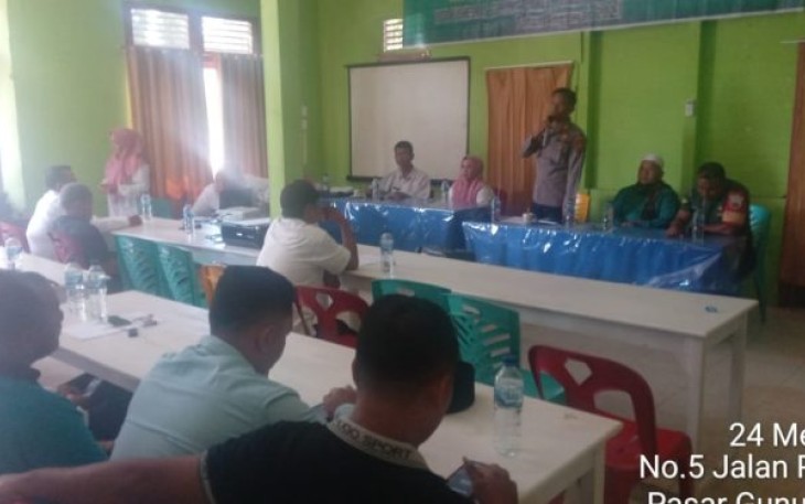 Polsek Padang Bolak Hadiri Mini Loka Karya Lintas Sektoral