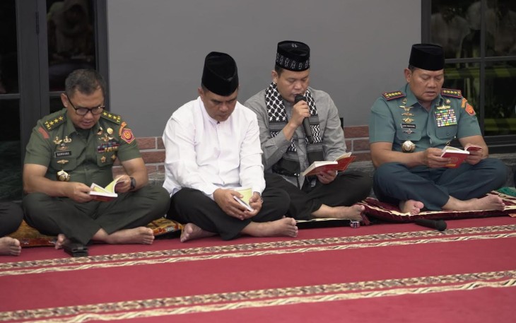 Panglima TNI saat Gelar Doa Bersama