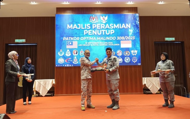 Bakamla RI Resmi Tutup Patkor Optima Malindo 30A Tahun 2023